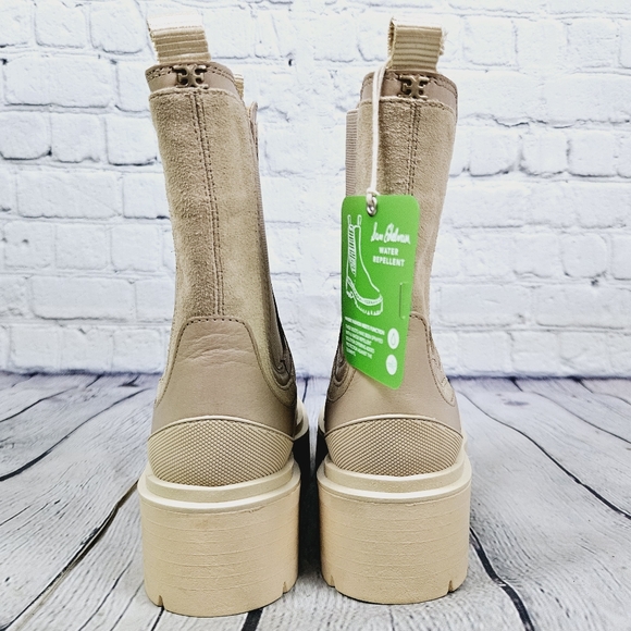 SAM EDELMAN | Lulia suede pull-on platform chunky lug sole chelsea boots - Picture 6 of 12